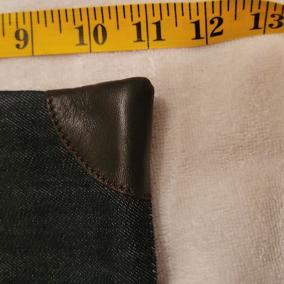 Dark Denim Fendi Flat Adjustable Strap Shoulder Bag - Picture 5 of 14